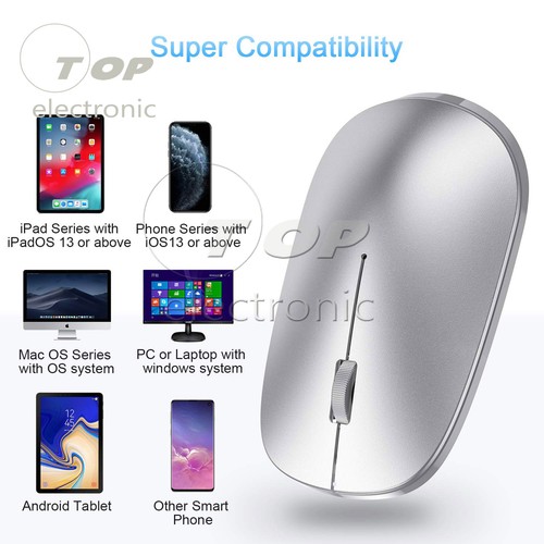Wireless Mouse Bluetooth Mouse For iPad iPhone(iPadOS 13 / iOS 13 and Above) - Picture 5 of 8