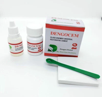 DENGEN DENTAL Dental Permanent Restoration White Cement For Filling Cavity Fixing Loose Caps