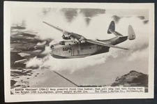 Mint Usa Real Picture Postcard Martin Mariner Navy First Line Bomber