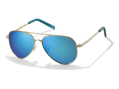 Sonnenbrille Kind Polaroid authentische PLD 8015/n gold Polarisiert J5G/JY