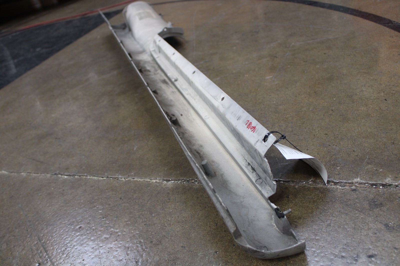 Ferrari 360, LH, Left, Rocker Panel, Silver, Dmg, Used, P/N 66099510