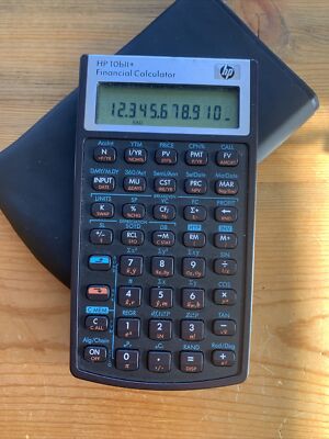 Hewlett Packard Hp 10bii Financial Calculator Ebay