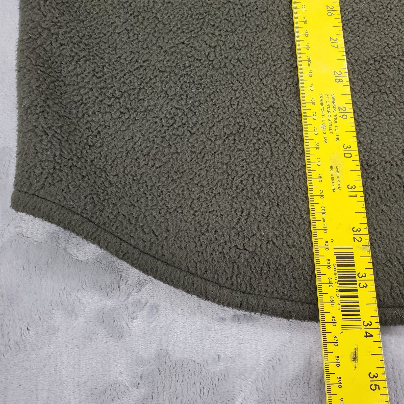 Duluth Trading Co Men's 100percent Polyester Fleece Button Up Shacket Size XLT Green image 2
