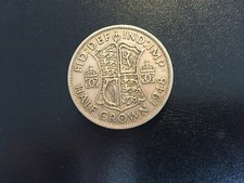 1948 GEORGE VI HALF CROWN IN VERY FINE GRADE