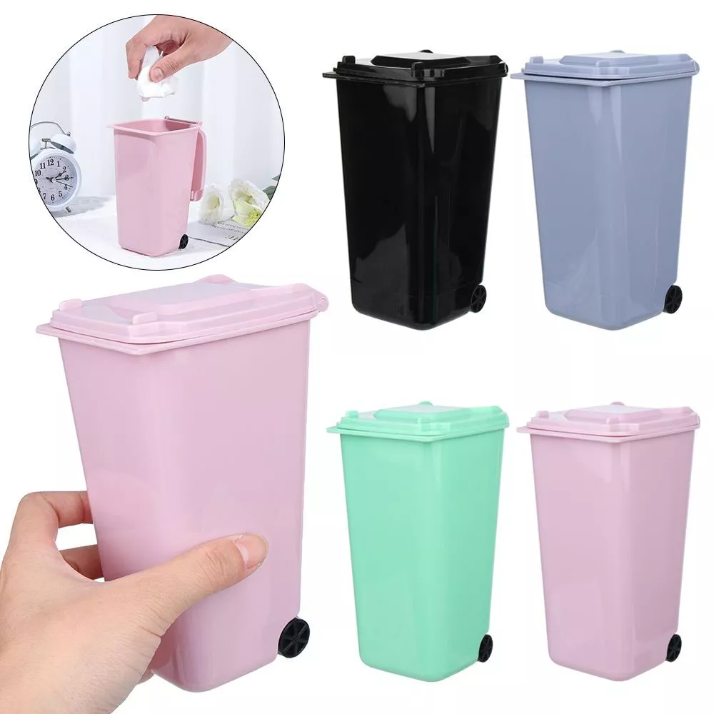 Trash Can Mini Desktop Waste Bin Living Room Trash Can Desktop