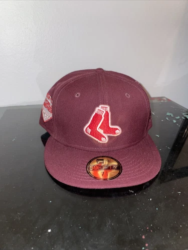 Boston Red Sox Sweethearts Collection Hat Club 7 1/4 Fitted Red Pinky UV