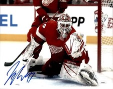 James Reimer Signed Detroit Red Wings 8x10 Photo JSA COA