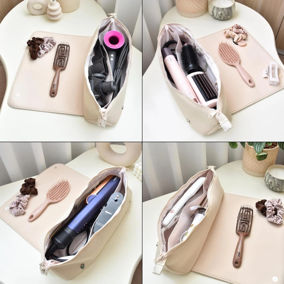 Hair Tools Travel Bag and Heat Resistant Mat, 2-in-1 design, Portable Organizer - Image 3 of 4