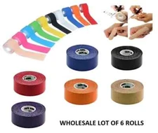 Wholesale Lot (6) Rolls Bowling Thumb Finger Protection Tape 1" x 200" Free Ship
