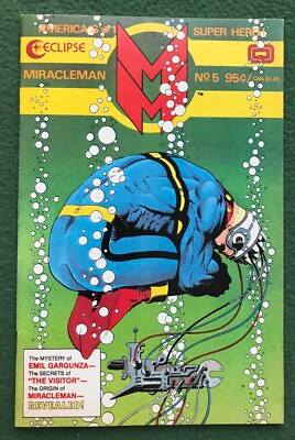 Miracleman #5 Eclipse Comics Copper Age Alan Moore vf
