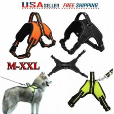 Adjustable No Pull Dog Pet Harness Control Vest Leash Walking Outdoor Reflective