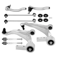 8x Front Lower Control Arms Sway Bar Tie Rods Kit For Acura MDX 2007-2013