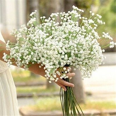1 Head Romantic Baby S Breath Gypsophila Silk Flower Party Wedding Home Decor Ebay