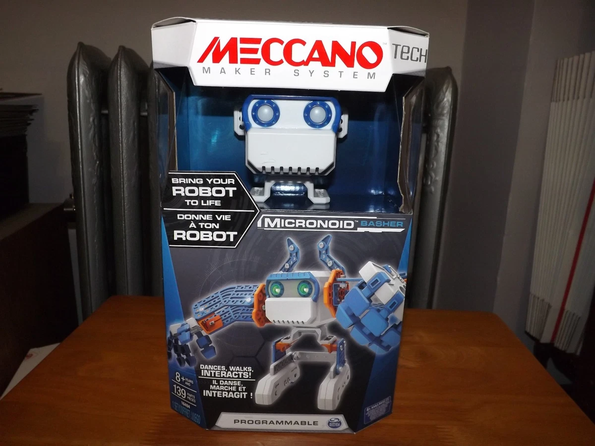 MECCANO MAKER SYSTEM TECH MICRONOID BASHER ROBOT 16404 NIB 2016