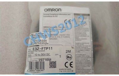 1PCS NEW IN BOX   amplifier built-in small photoelectric sensor E3Z-FTP11 2m #yi