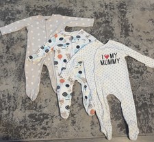 Pep & Co Baby Girls Sleepsuit Bundle 6-9 Months Great Condition