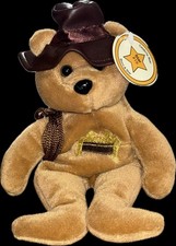 NEW NWT J.C. Bears Celebrity Bear INDY 19 Indiana Jones 9  Beanie Plush B