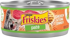 Friskies Classic Paté for Cats – Chicken & Tuna – 3 x 5.5 oz Cans 9.69 per gallon