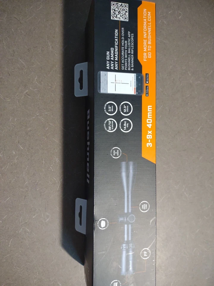 Mira para rifle Bushnell Banner 2 3-9x 40 mm alivio ocular extendido, negra - RB6394BS11 Foto 3 de 4