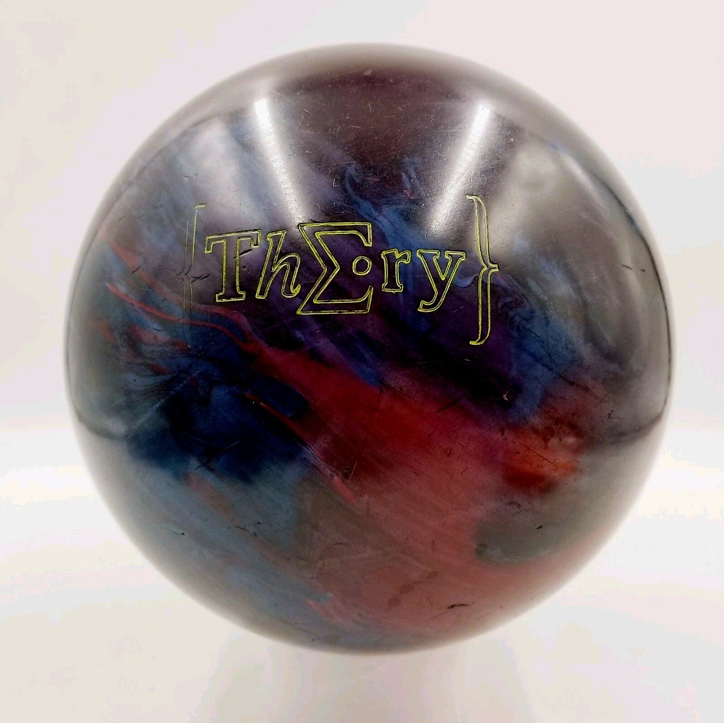 Vintage USA Roto Grip Theory 15 lbs Bowling Ball Large Drilled With Himal Bag 