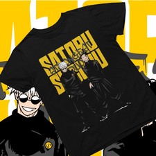 Camiseta Jujutsu Kaisen  Gojo Anime y Geto Suguru Regalo Camiseta Negra