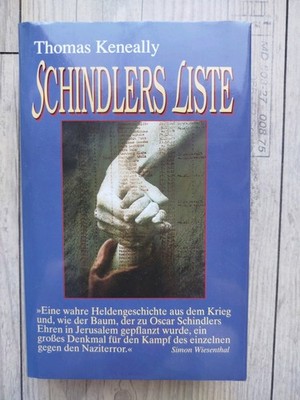 #617 Thomas Keneally SCHINDLERS LISTE Bertelsmann Club GmbH 1994