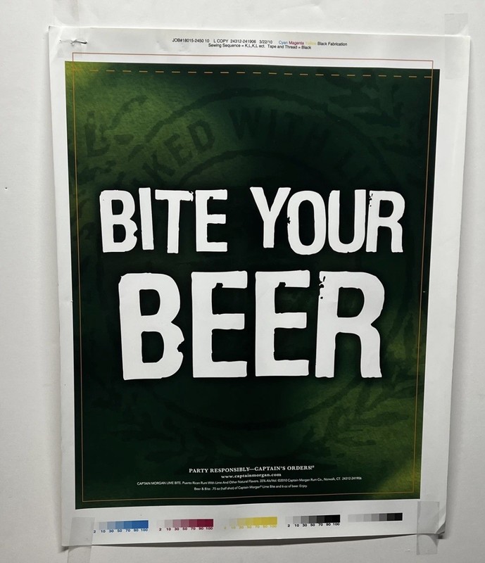 Captain Morgan’s  Advertising Posters (4) Different