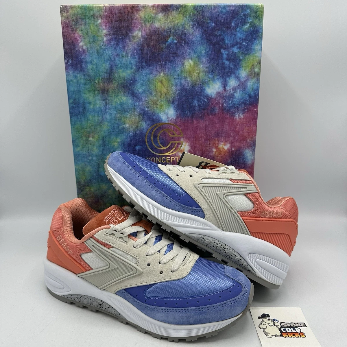 Brooks Beast 1 Snorkel Blue Retro Sneakers NWT Men\'s 8.5 stability walking shoes Men main image 4