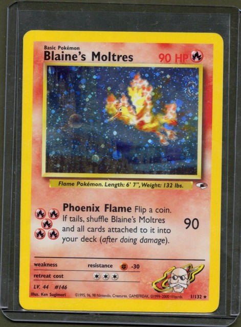 Blaine's Moltres #1 (Gym Heroes (2000))
