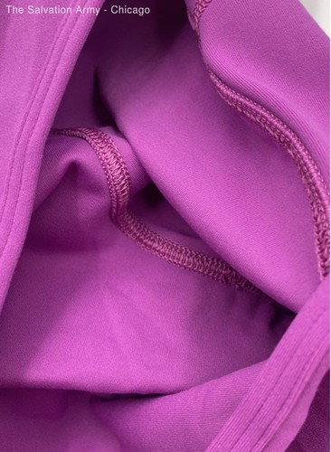 Lululemon Womens Purple Short Sleeve Activewear Pullover Cropped Top Size 8 - Picture 6 of 6