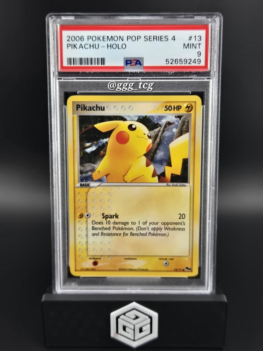 2006 Pokemon Pop Series 4 Pikachu Holo #13 PSA 9 | eBay