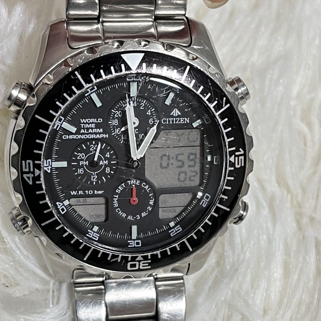 稼働品　シチズン　プロマスター　クロノグラフ　c300-T005381 CITIZEN Promaster Chronograph C300-T005381 Diver Watch