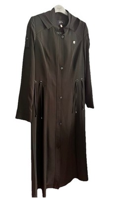 Herbst Mantel schwarz schwerer Stoff sehr edel  Gr. 36/38 Damen Abaya Marke Diva