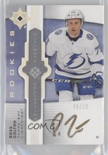 2021-22 Ultimate Collection Emblems Rookies Platinum 6/10 Ross Colton Auto 7ez