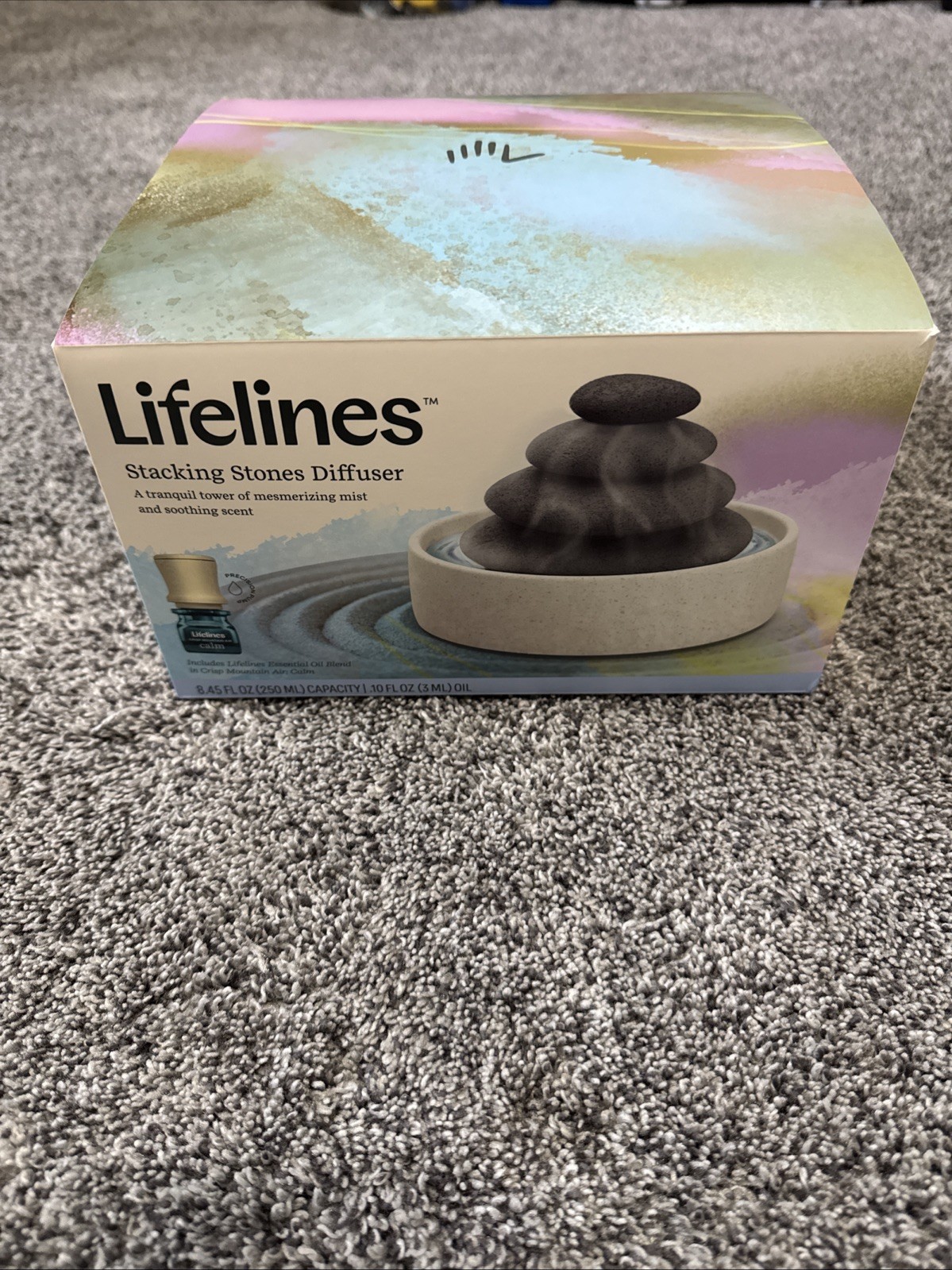 Stacking Stones Aromatherapy Diffuser - Calming Sensory Oasis with Mesmerizin...