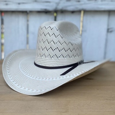 Sombrero Cuernos Chuecos 100X Sonora Mountain Peak Western Cowboy Straw Hat