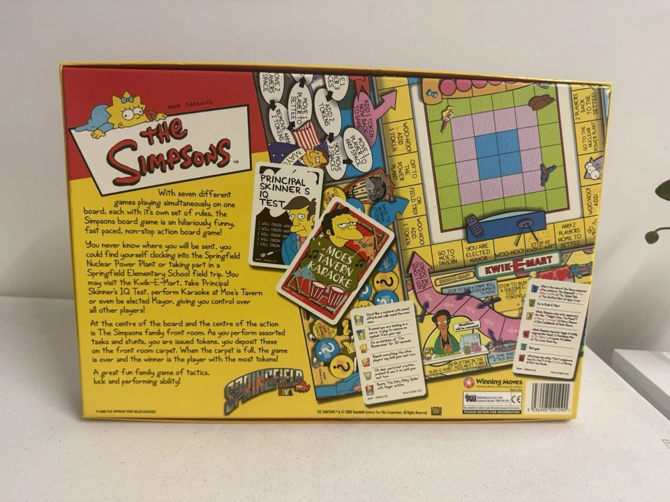 The Simpsons - Vintage Board Game. 2000. Missing Instructions GC. - Image 2 of 4