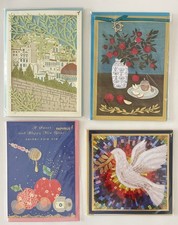 NEW LOT OF 4 PAPYRUS ROSH HASHANAH LSHANA TOV...