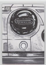 Marketplace image: 2022 Topps Chrome Star Wars Galaxy 1/1 Anil Sharma Space Hindu Auto Sketch 1d59