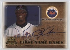 2005 Fleer National Pastime First Name Bases Gold 15/126 Mike Cameron Auto n8a
