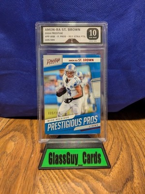 2024 Panini Prestige - Prestigious Pros Amon-Ra St. Brown 5/399Xtra Points Red