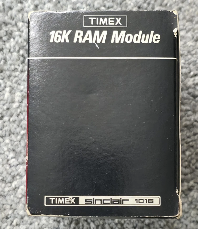 Vtg. Timex Sinclair 1016 16K RAM Memory Module Model  M331, in the Original Box! - Image 4 of 4