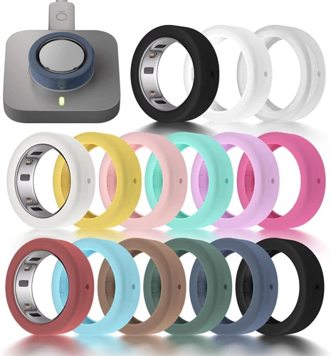 15 Pack Ring Cover Compatible with Oura Ring 4 Gen 4/4 Ceramic/Gen 3 Ultra-Thin