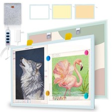 A2 Light Board for Diamond Painting, Super Bright Magnetic Light Pad, 12V2A A...