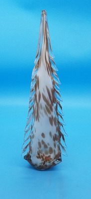 Vintage glass white copper colored Christmas tree unbranded 19 1/2 inches tall