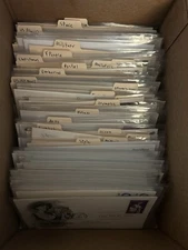 Huge Lot Of First Day Postal Covers!  200+ Covers
