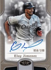 2020 Topps Tier One Chicago White Sox Eloy Jimenez Break Out Autographs 056/100