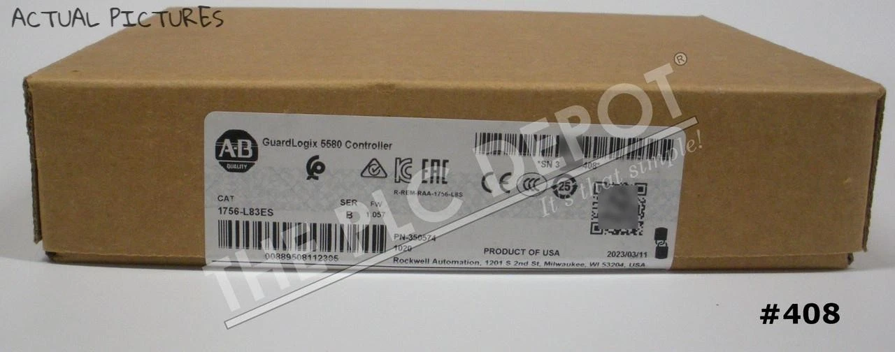 2023 *NEW* Sealed Allen Bradley 1756-L83ES /B GuardLogix5580 Processor #408