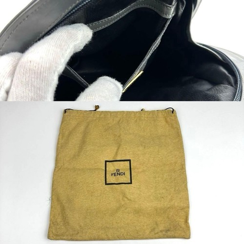 Fendi Vintage Mini Schultertasche Gold Hardware Leder Crossbody Gebraucht - Bild 3 von 10