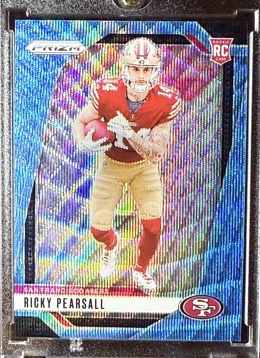 2024 Panini Prizm Rookies Ricky Pearsall #383 Blue Wave Prizm /230